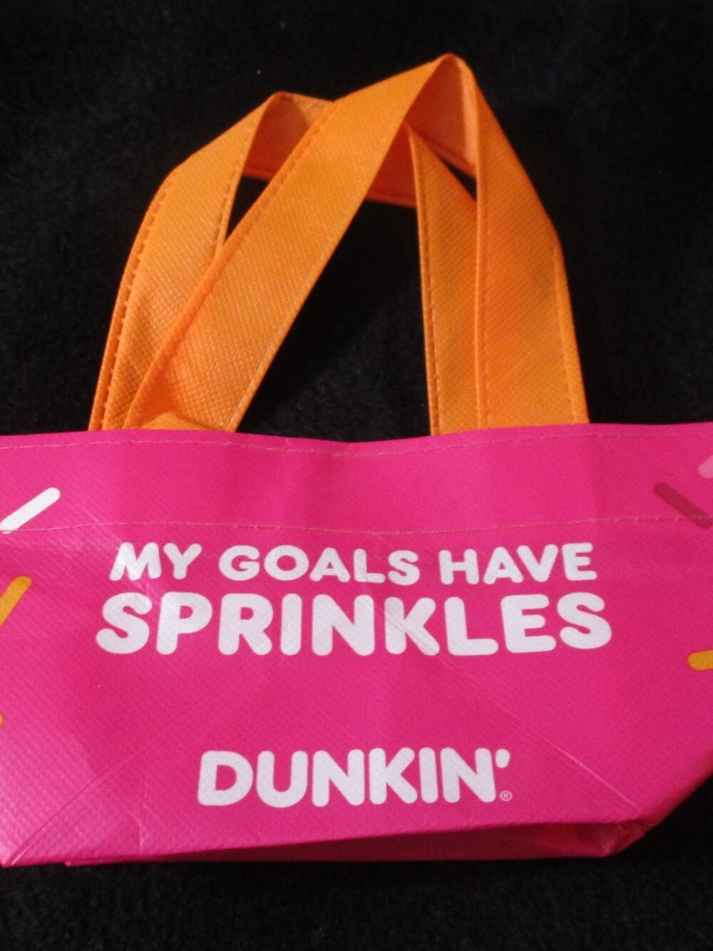 Dunkin Donuts MINI Reusable Tote NWOT